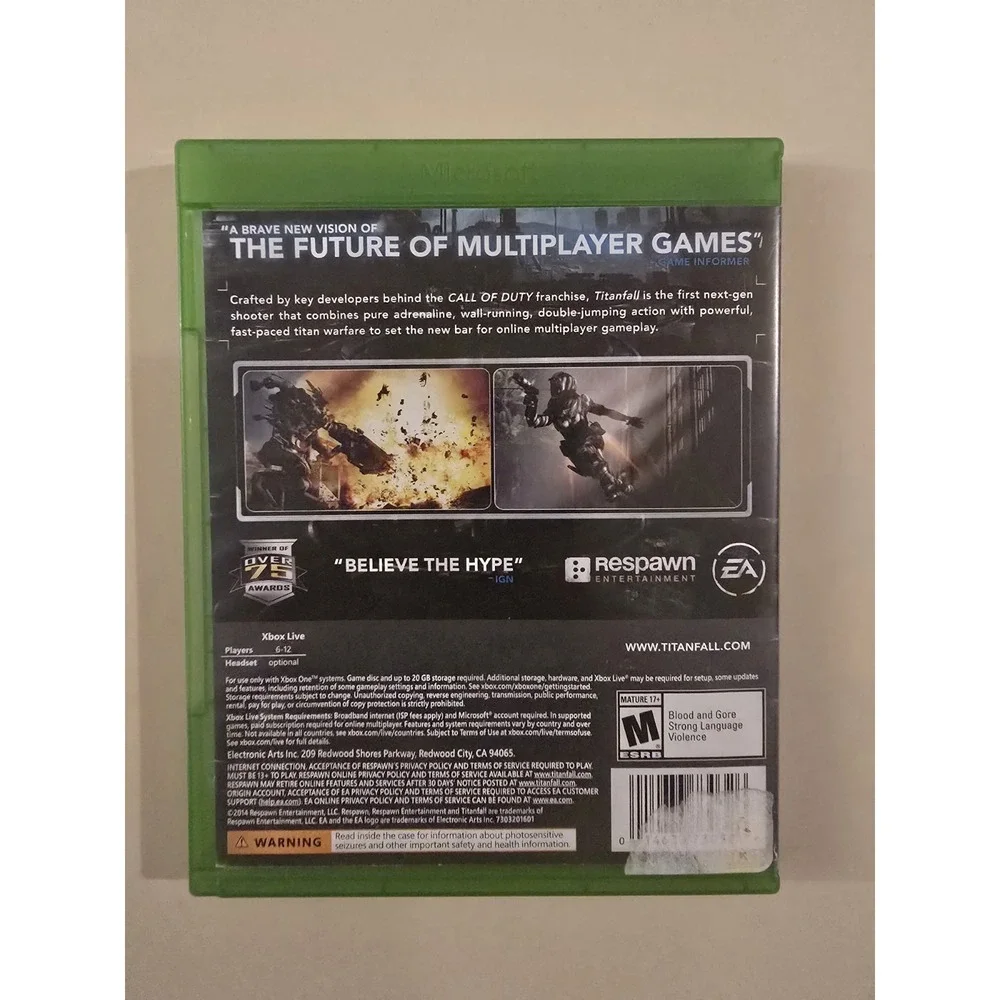 Titanfall Microsoft Xbox One Complete Tested